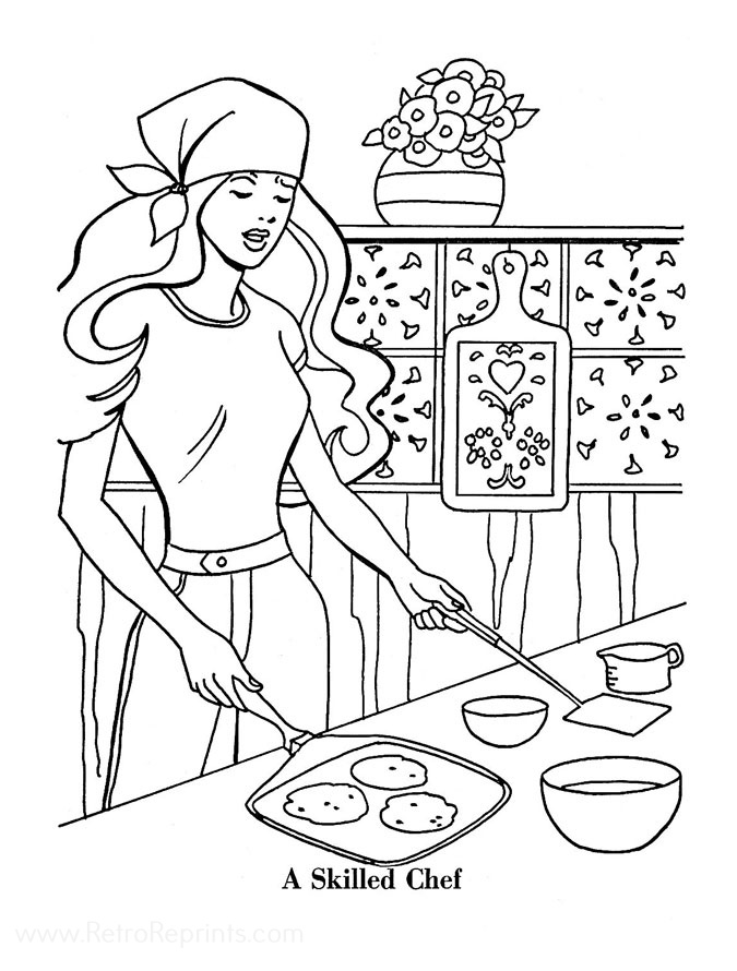 Barbie Coloring Pages | Coloring Books at Retro Reprints - The world's ...