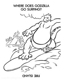 Download Godzilla Show The Jokes And Riddles Coloring Books At Retro Reprints The World S Largest Coloring Book Archive