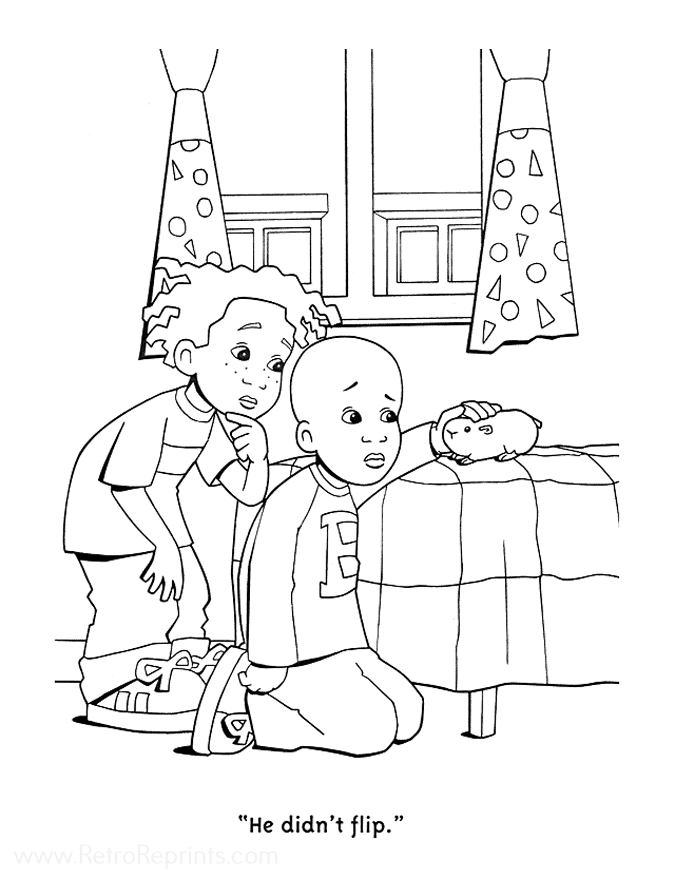 big bill coloring page easy little bill