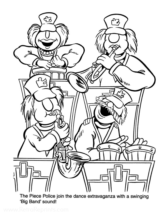 the puzzle place coloring page online