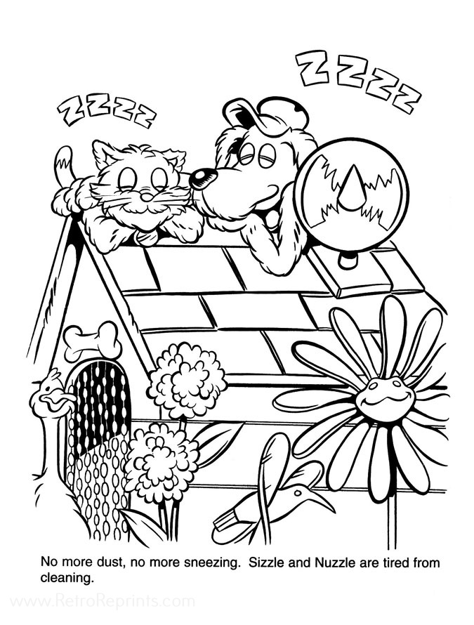 the puzzle place coloring page