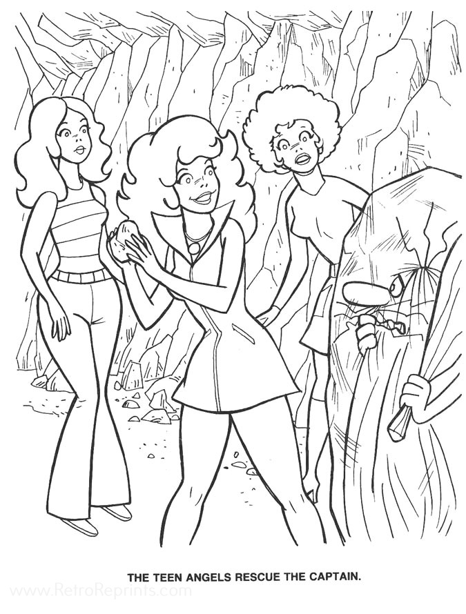 Captain Caveman & the Teen Angels Coloring Pages | Coloring Books at