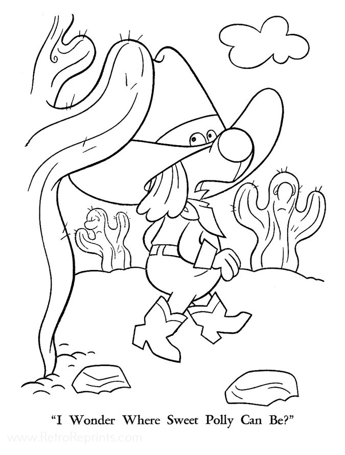 Underdog Coloring Pages 