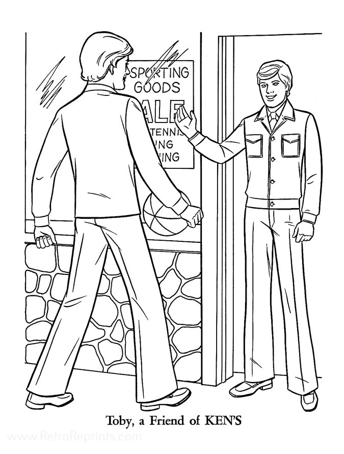 Barbie Coloring Pages | Coloring Books at Retro Reprints - The world's