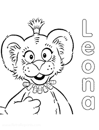 Between the Lions Various Images | Coloring Books at Retro Reprints