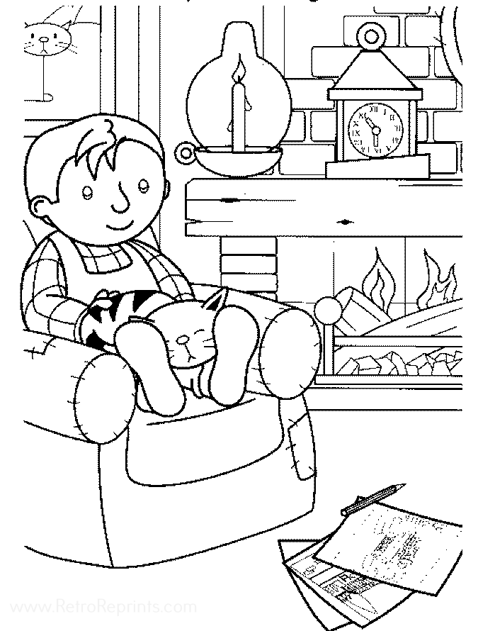 Bob the Builder Coloring Pages | Coloring Books at Retro Reprints - The