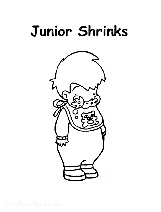 mom coloring page george shrinks