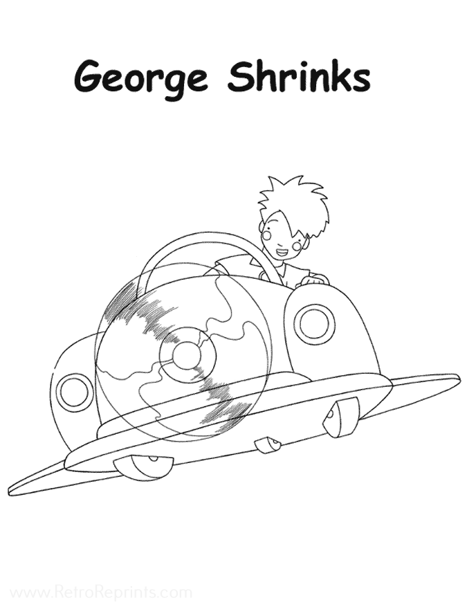 george shrinks coloring page in pdf george shrinks