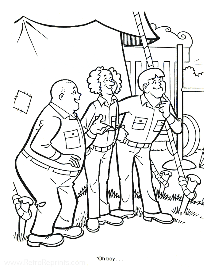 200 Cute Three Stooges Coloring Pages with disney character