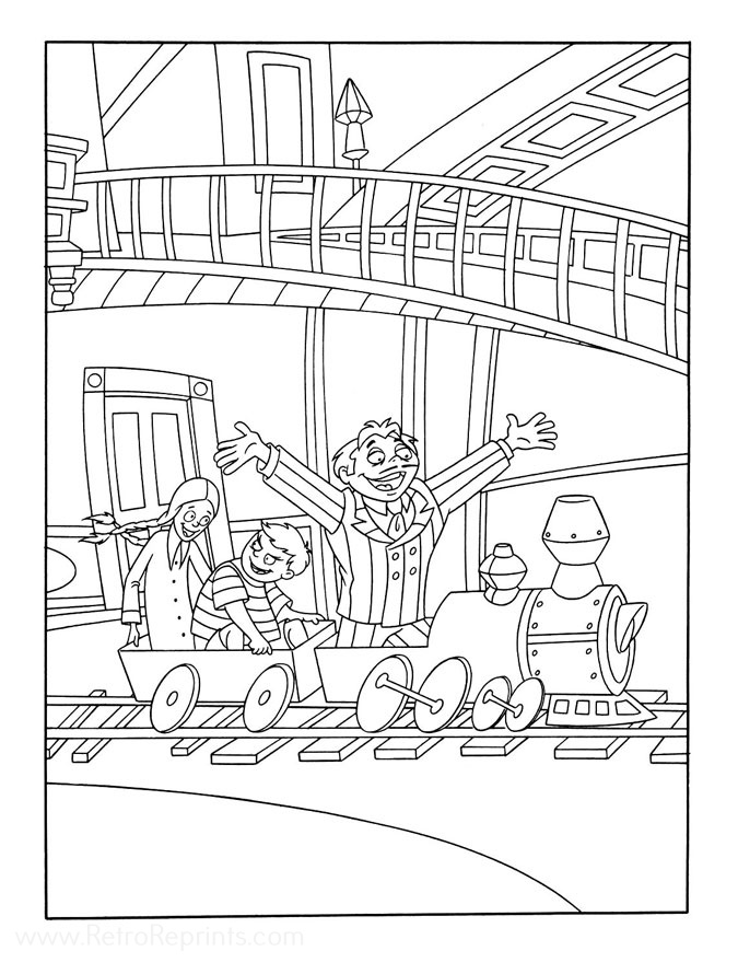 Addams Family, The (1992) Coloring Pages | Coloring Books at Retro