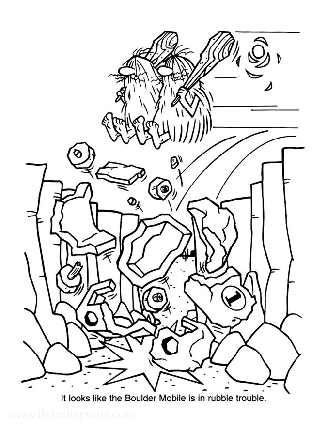 Wacky Races Coloring Pages | Coloring Books at Retro Reprints - The ...