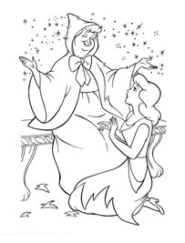 Cinderella, Disney's Coloring Book 