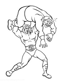 wwe hulk hogan coloring pages