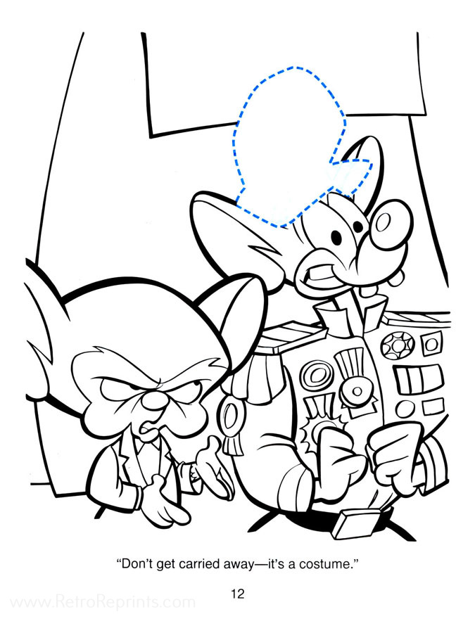 Pinky & the Brain Coloring Pages | Coloring Books at Retro Reprints