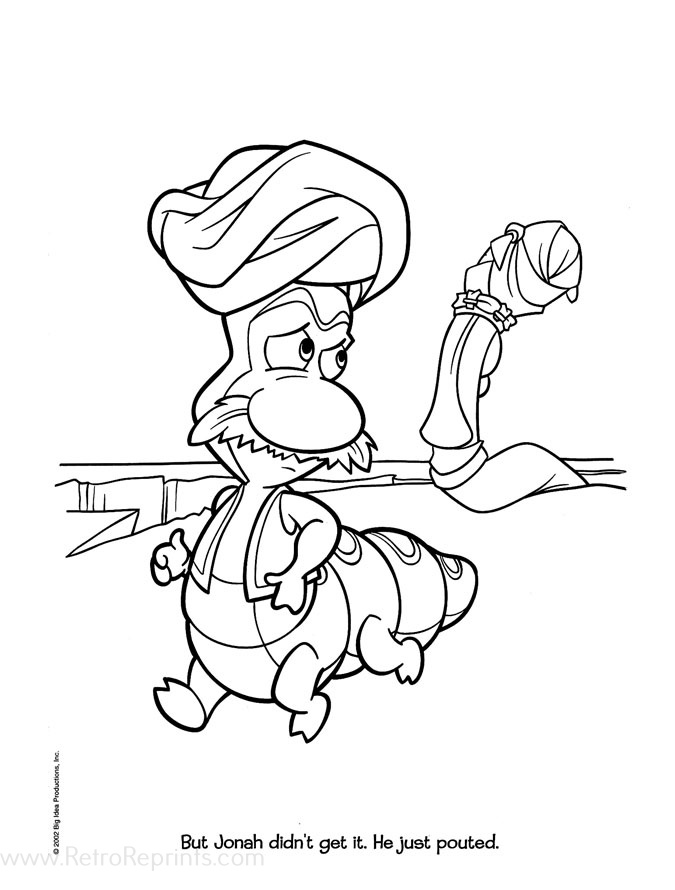 veggie tales coloring pages downloads