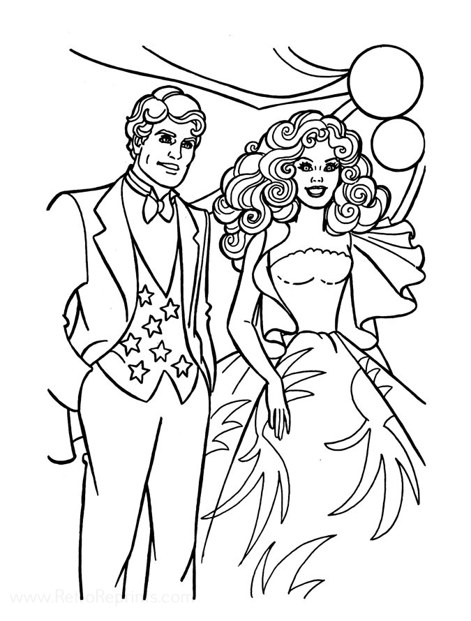 Barbie Coloring Pages | Coloring Books at Retro Reprints - The world's ...