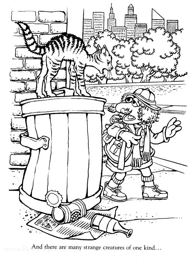 Fraggle Rock, Jim Henson's Coloring Pages | Coloring Books at Retro