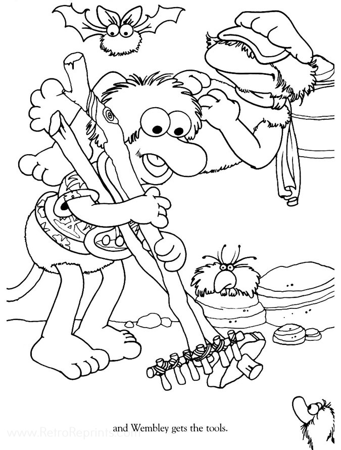 Fraggle Rock, Jim Henson's Coloring Pages | Coloring Books at Retro