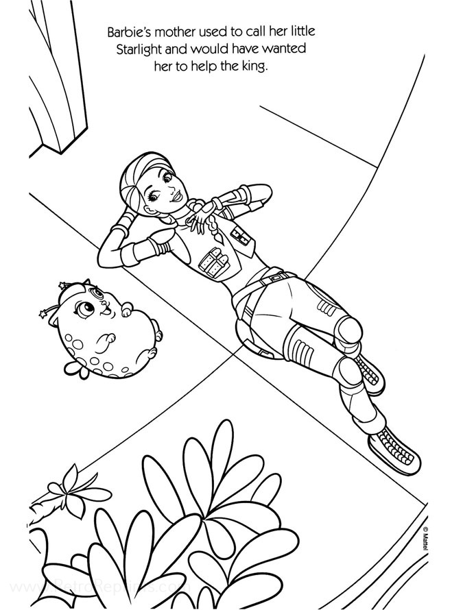 Barbie Coloring Pages | Coloring Books at Retro Reprints - The world's