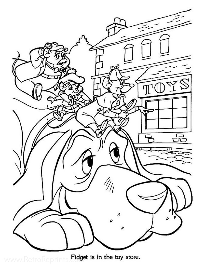 the great mouse detective coloring pages