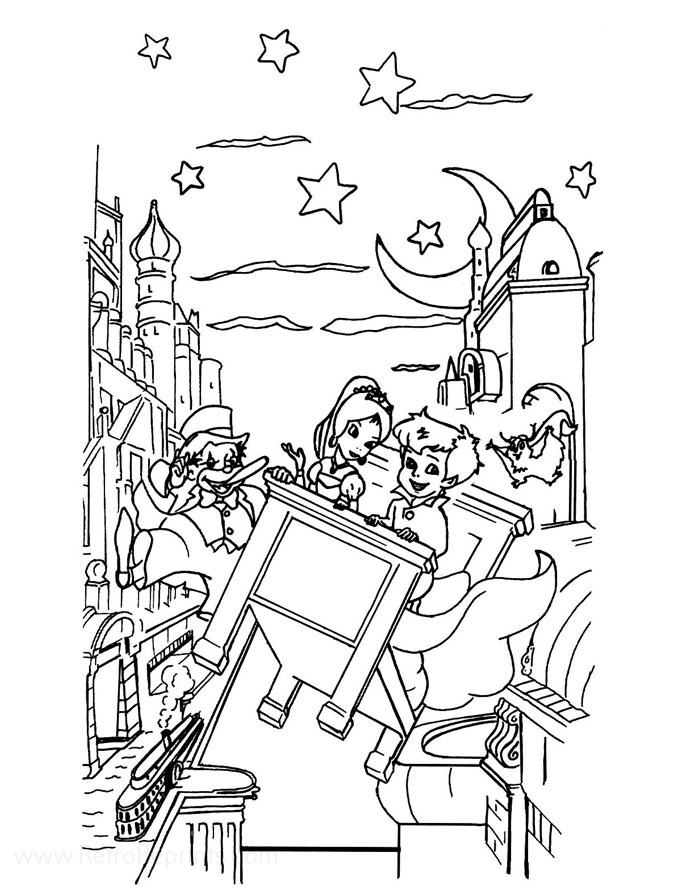 slumberland coloring page transparent png