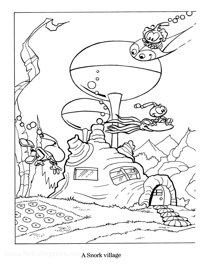 Snorks, The Coloring Pages | Coloring Books at Retro Reprints - The ...