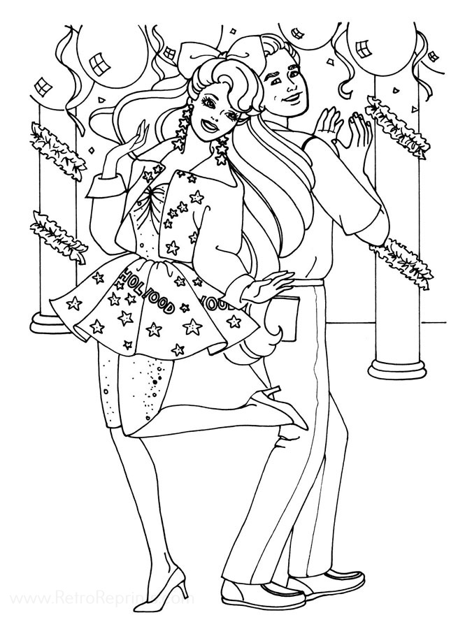 Barbie Coloring Pages | Coloring Books at Retro Reprints - The world's ...