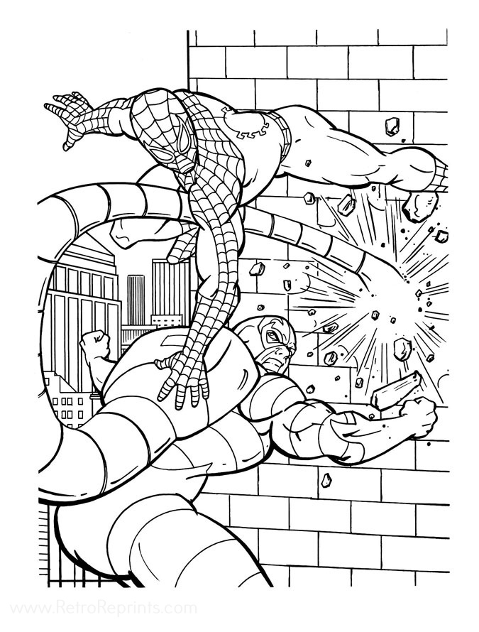 SpiderMan The Animated Series Coloring Pages Coloring Books at