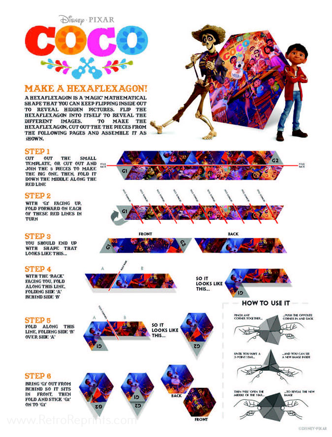 Hexaflexagon Page 1