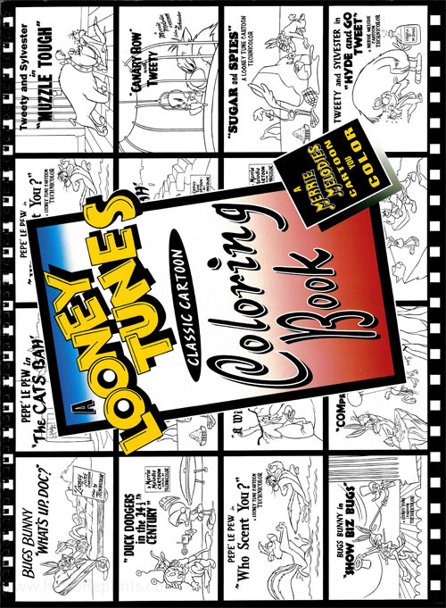 Classic Cartoon Coloring Book