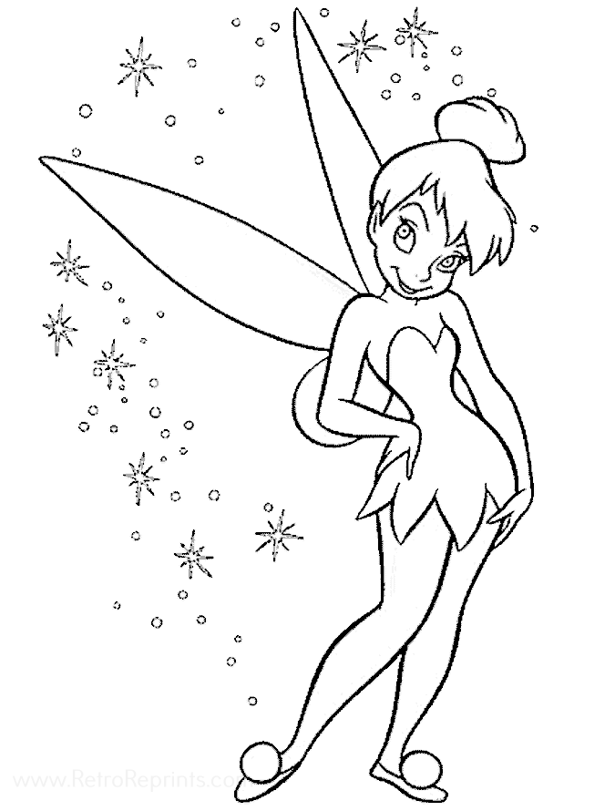 Posing Tinkerbell