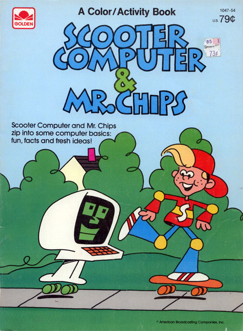 Scooter Computer Coloring Book