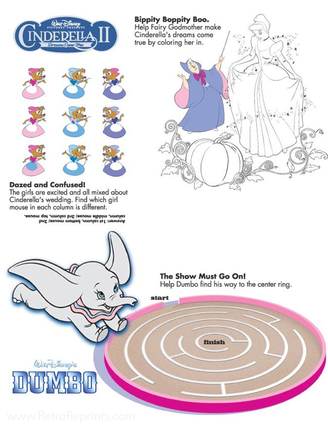 Cinderella II and Dumbo