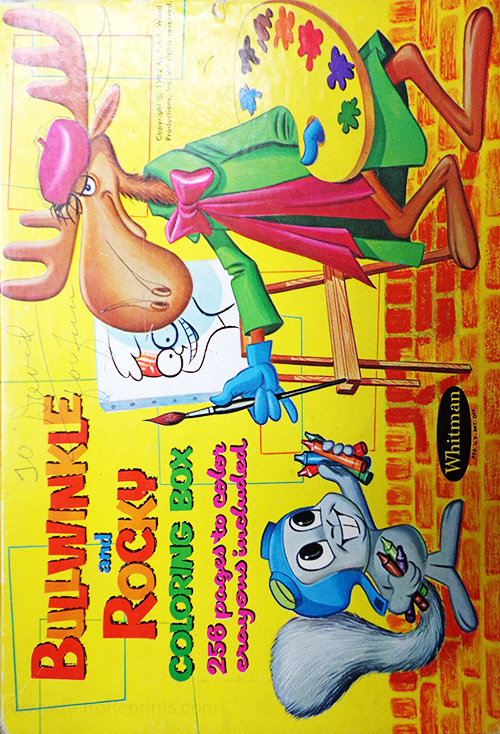Bullwinkle & Rocky Coloring Box